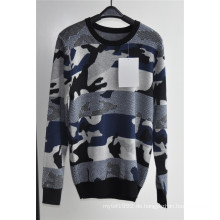 Männer 100% Baumwolle Rundhals Patterned Pullover Pullover